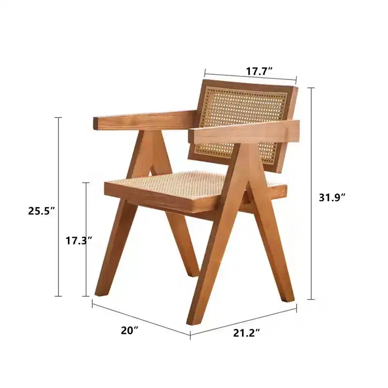 Table de salle à manger ronde en bois massif avec pied central (2 chaises)