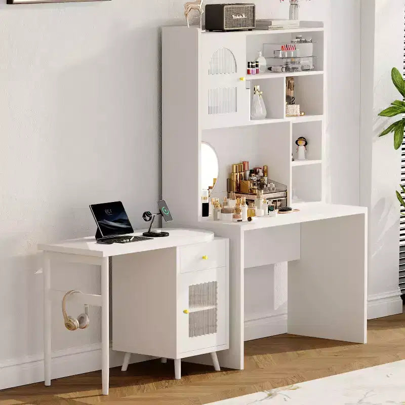 Bureau d'ordinateur en bois pour bureau à domicile moderne