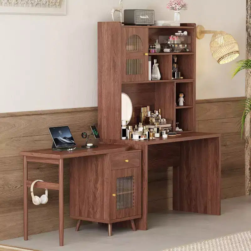 Bureau d'ordinateur en bois pour bureau à domicile moderne