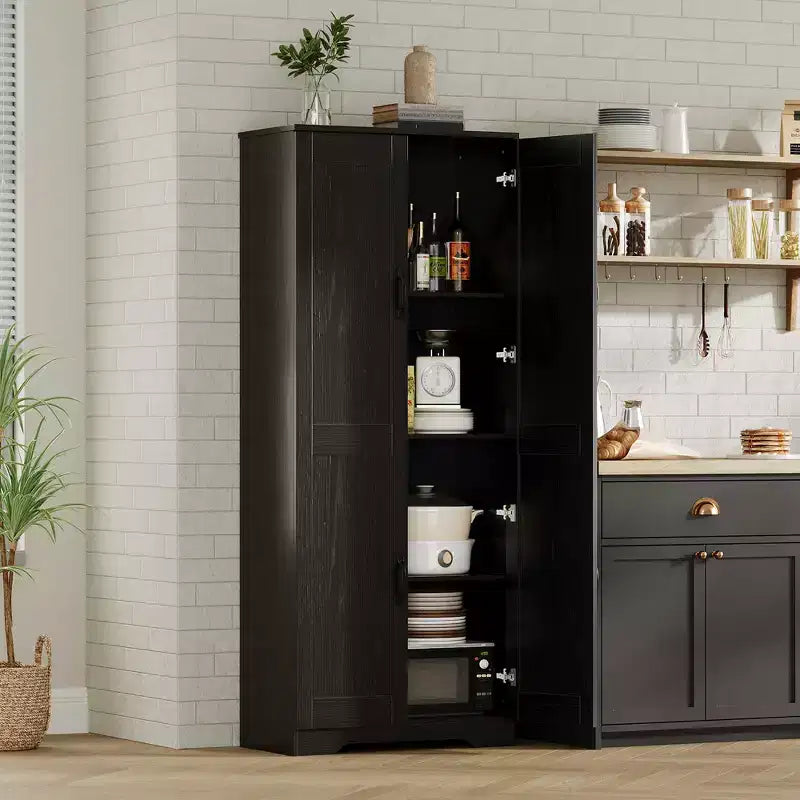 Farmhouse Storage Cabinet Pantry Cabinets for Kitchen Large Tall Freestanding Cupboard Food Pantry Organizers for living Room Bedroom Bathroom