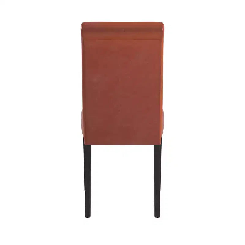 Chaise de salle à manger en similicuir (lot de 2)