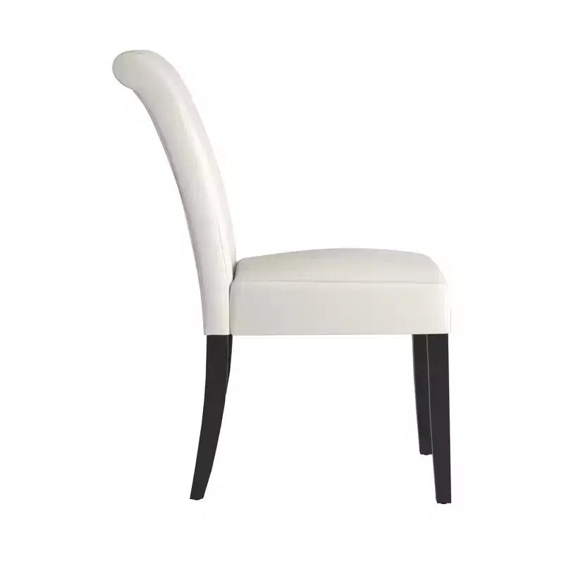 Chaise de salle à manger en similicuir (lot de 2)