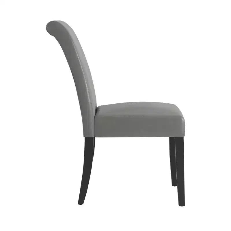 Chaise de salle à manger en similicuir (lot de 2)