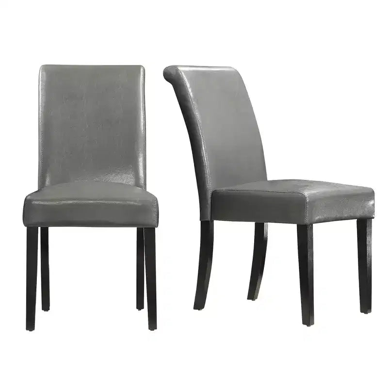 Chaise de salle à manger en similicuir (lot de 2)