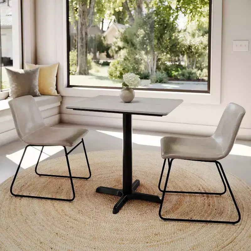 Plateau avec technologie et Hauteur de la table