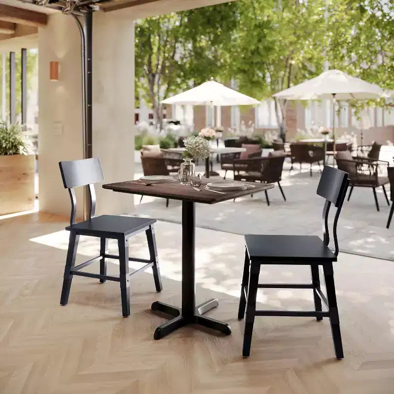 Plateau avec technologie et Hauteur de la table