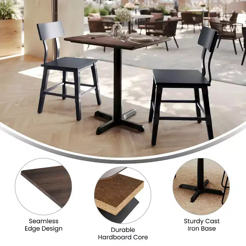 Plateau avec technologie et Hauteur de la table