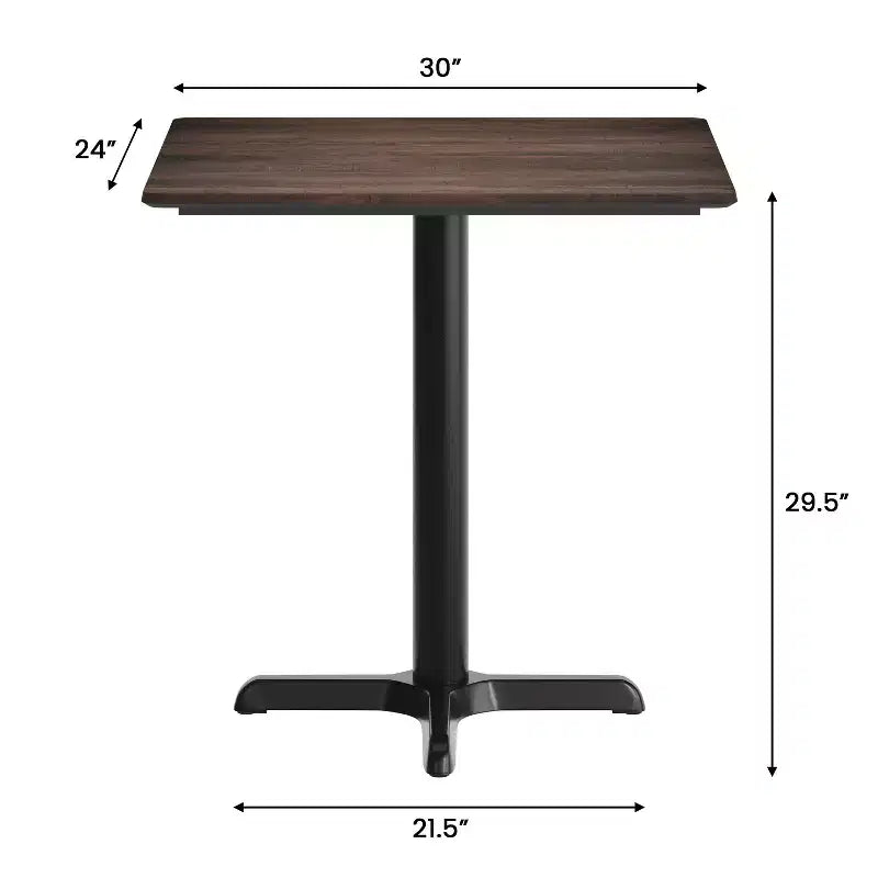 Plateau avec technologie et Hauteur de la table